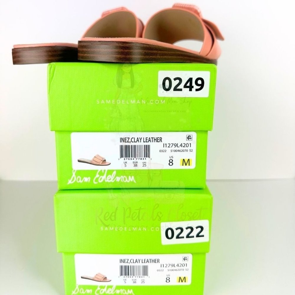 Sam Edelman Women's Slide Sandals - Pink Clay, Size 8 - Picture 12 of 15